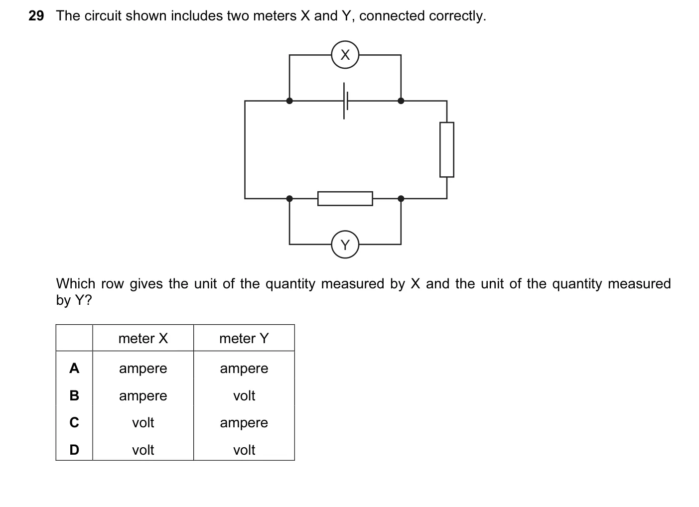 Question 29, June 2016, 0625 Paper 11