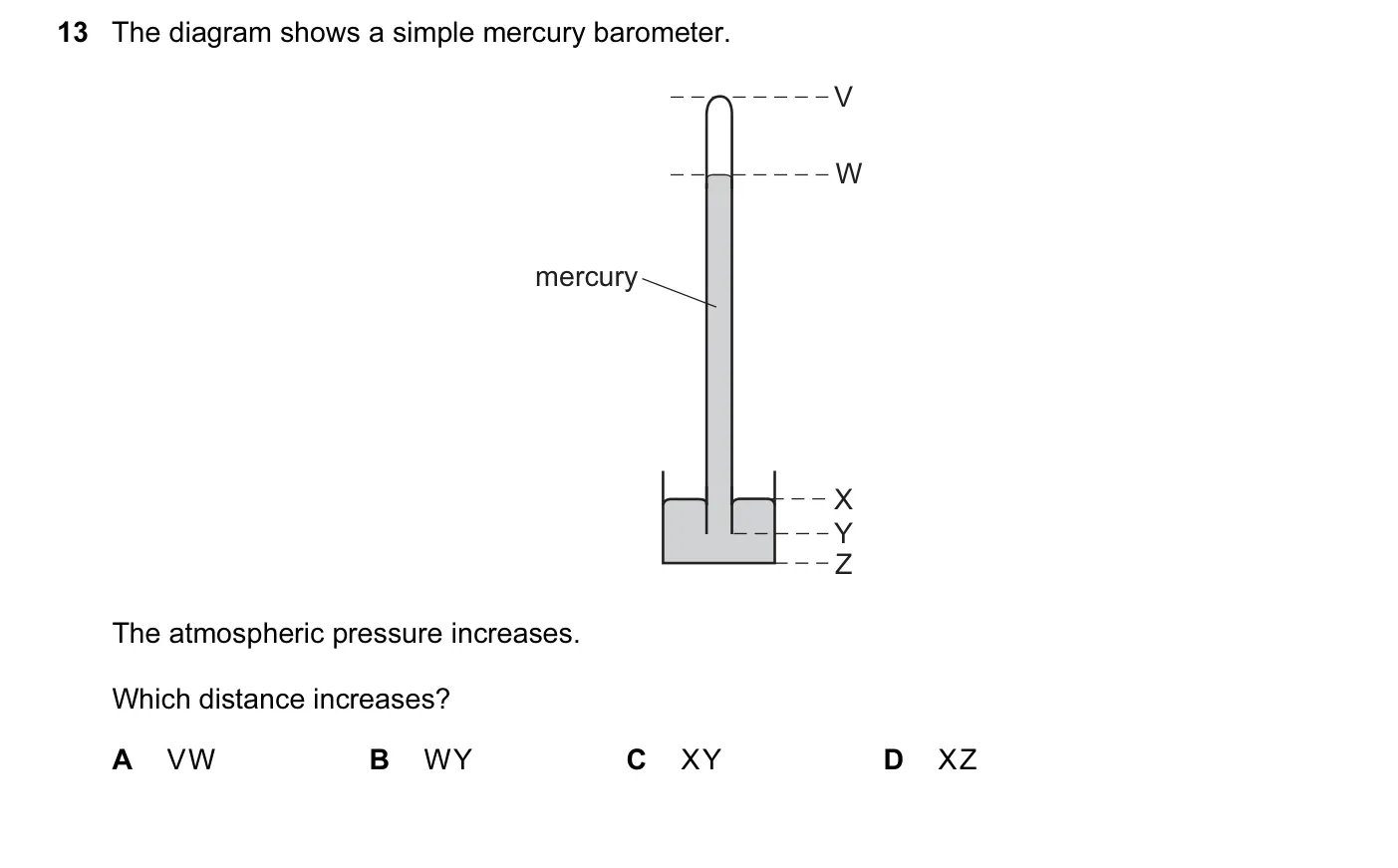 Question 13, June 2016, 0625 Paper 12