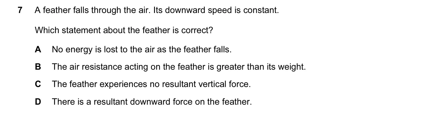 Question 7, June 2016, 0625 Paper 13