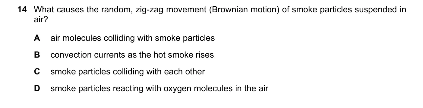 Question 14, June 2016, 0625 Paper 13