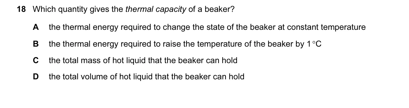 Question 18, June 2016, 0625 Paper 13