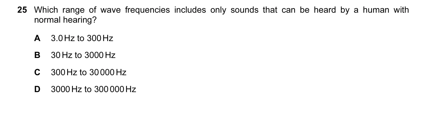 Question 25, June 2016, 0625 Paper 13