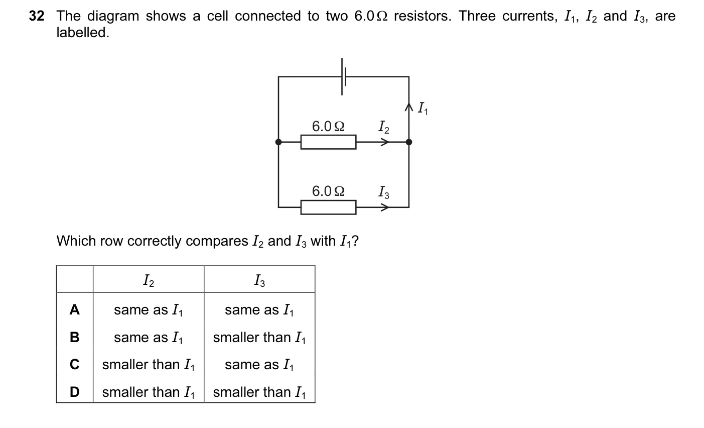 Question 32, June 2016, 0625 Paper 13