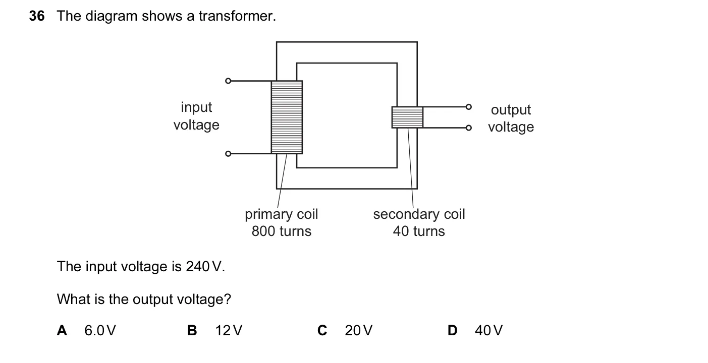 Question 36, June 2016, 0625 Paper 13
