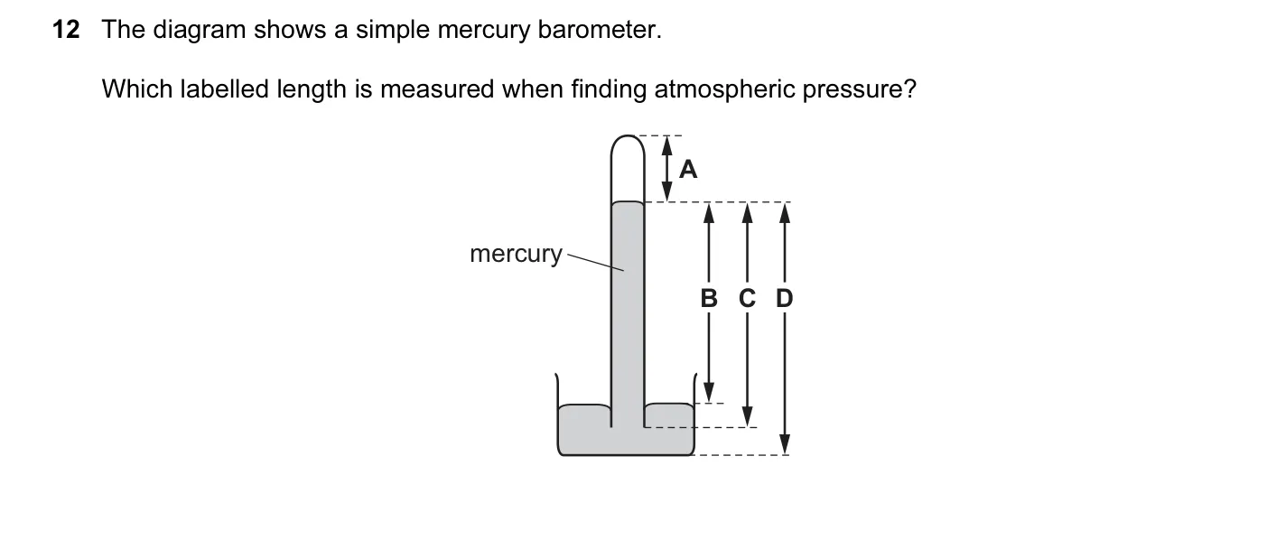 Question 12, March 2016, 0625 Paper 12