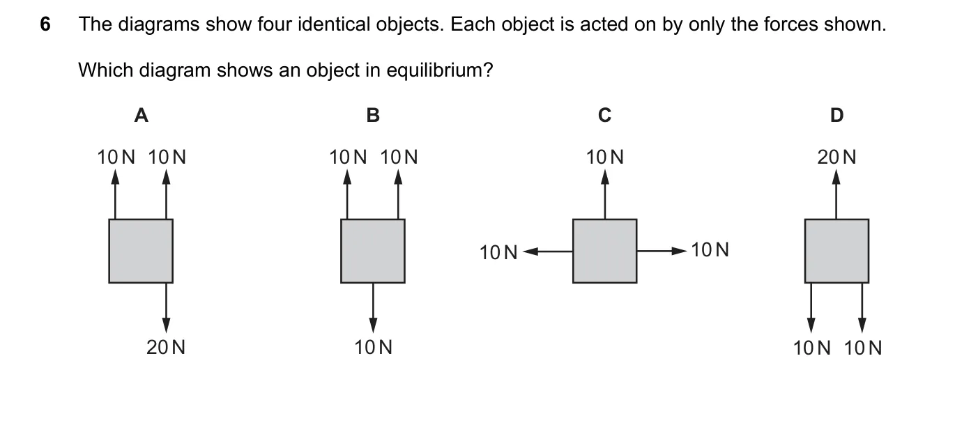 Question 6, November 2016, 0625 Paper 11