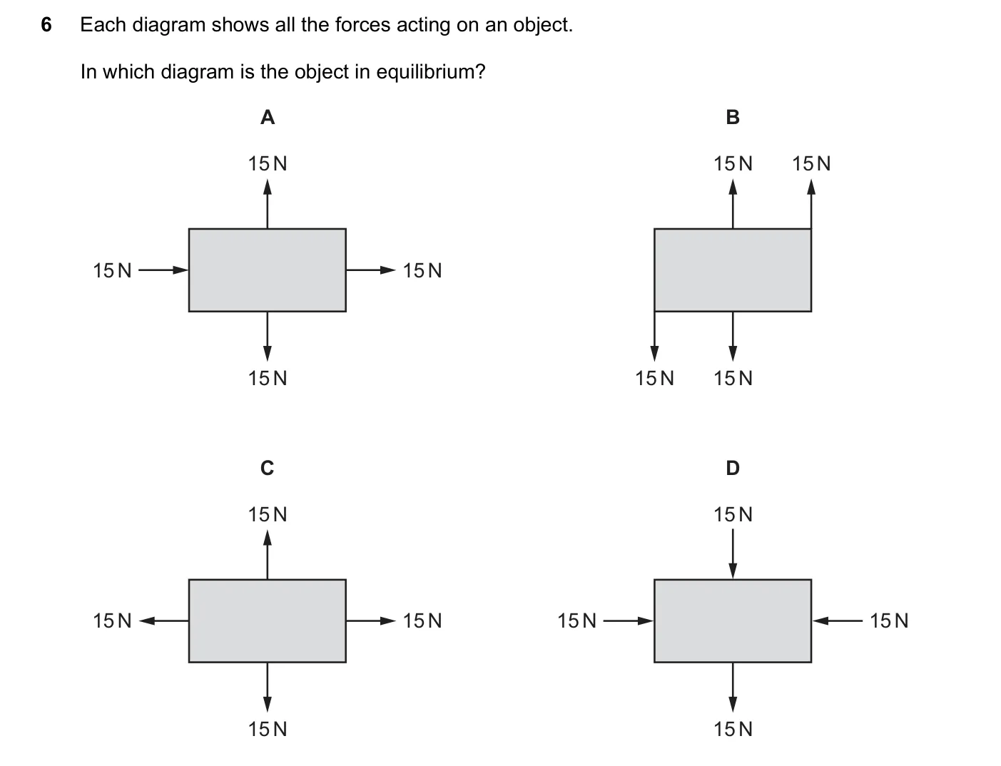 Question 6, November 2016, 0625 Paper 12