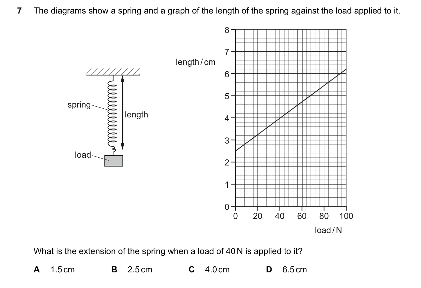 Question 7, November 2016, 0625 Paper 12