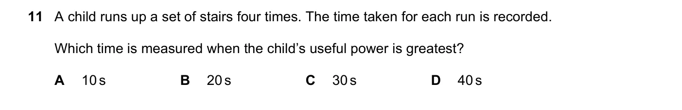Question 11, November 2016, 0625 Paper 12