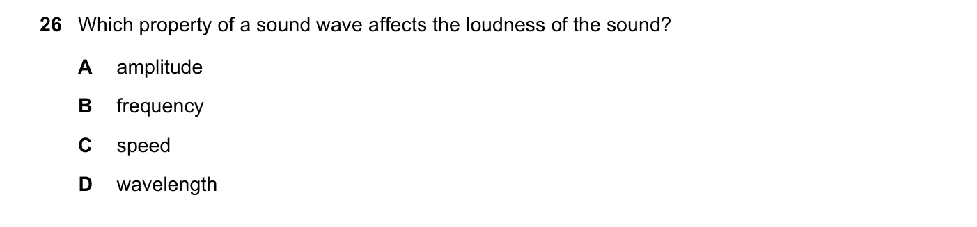 Question 26, November 2016, 0625 Paper 12