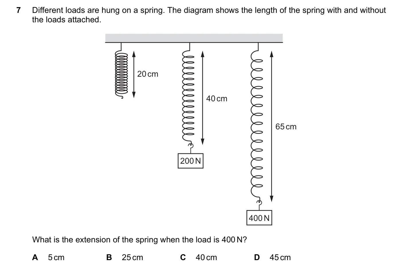Question 7, November 2016, 0625 Paper 13
