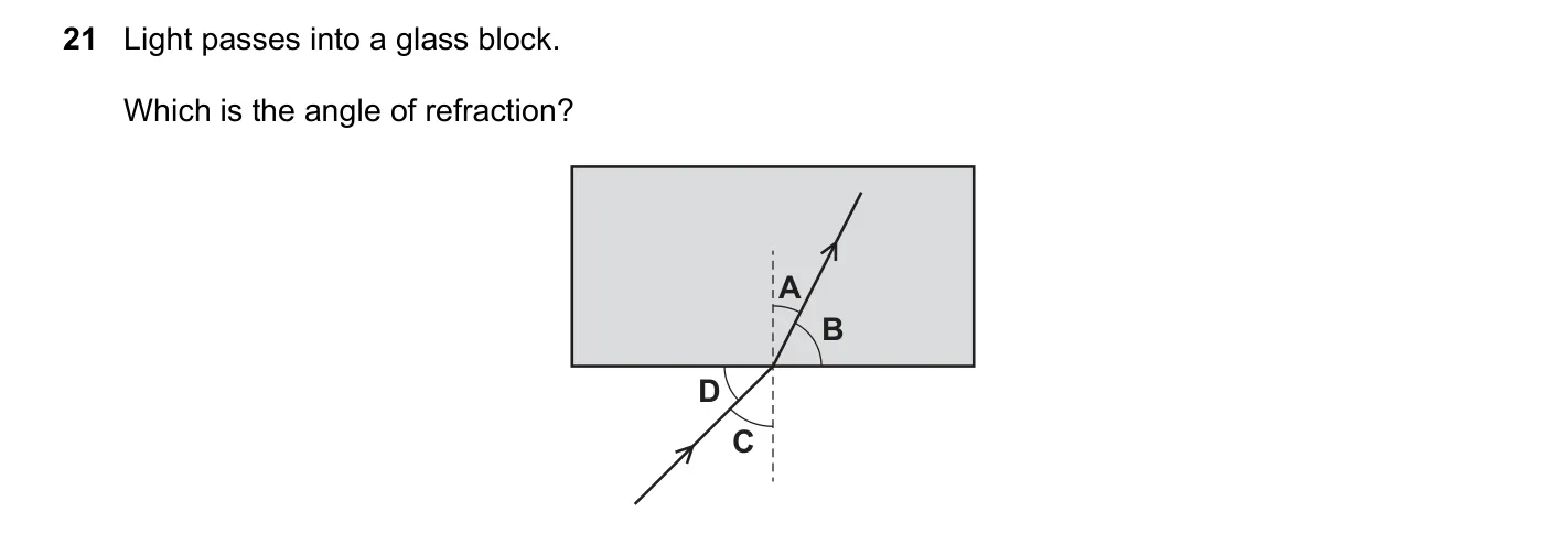 Question 21, June 2017, 0625 Paper 12