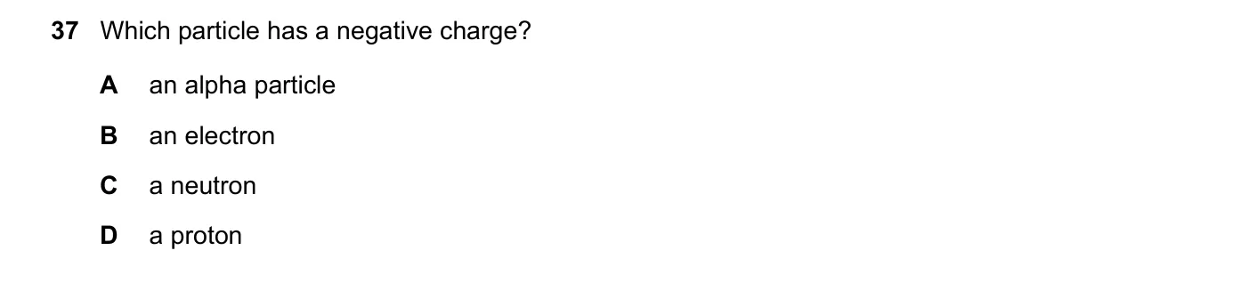Question 37, June 2017, 0625 Paper 12