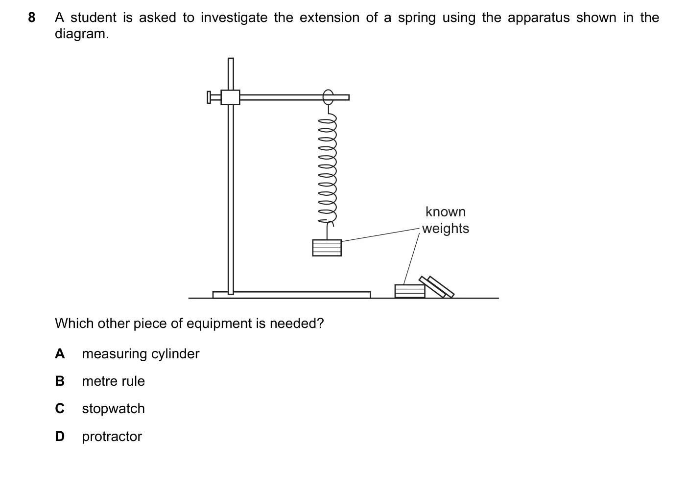 Question 8, June 2017, 0625 Paper 13