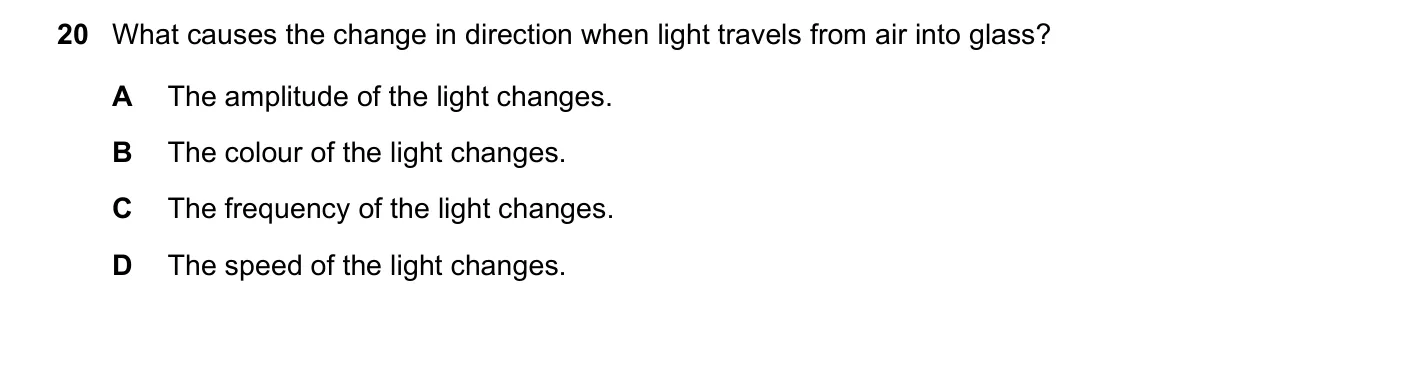 Question 20, June 2017, 0625 Paper 13