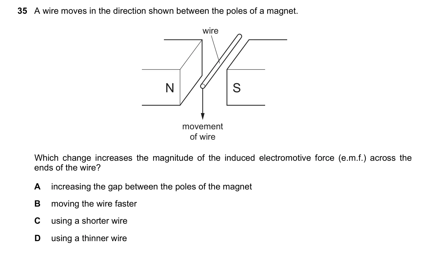 Question 35, June 2017, 0625 Paper 13