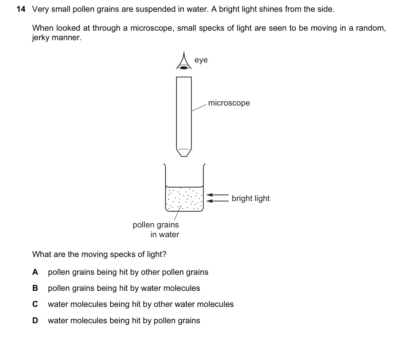Question 14, March 2017, 0625 Paper 12