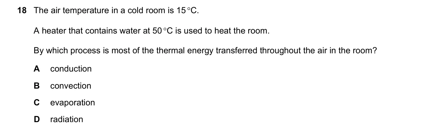 Question 18, November 2017, 0625 Paper 11