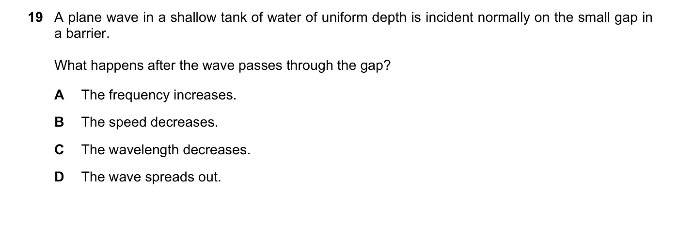 Question 19, November 2017, 0625 Paper 13