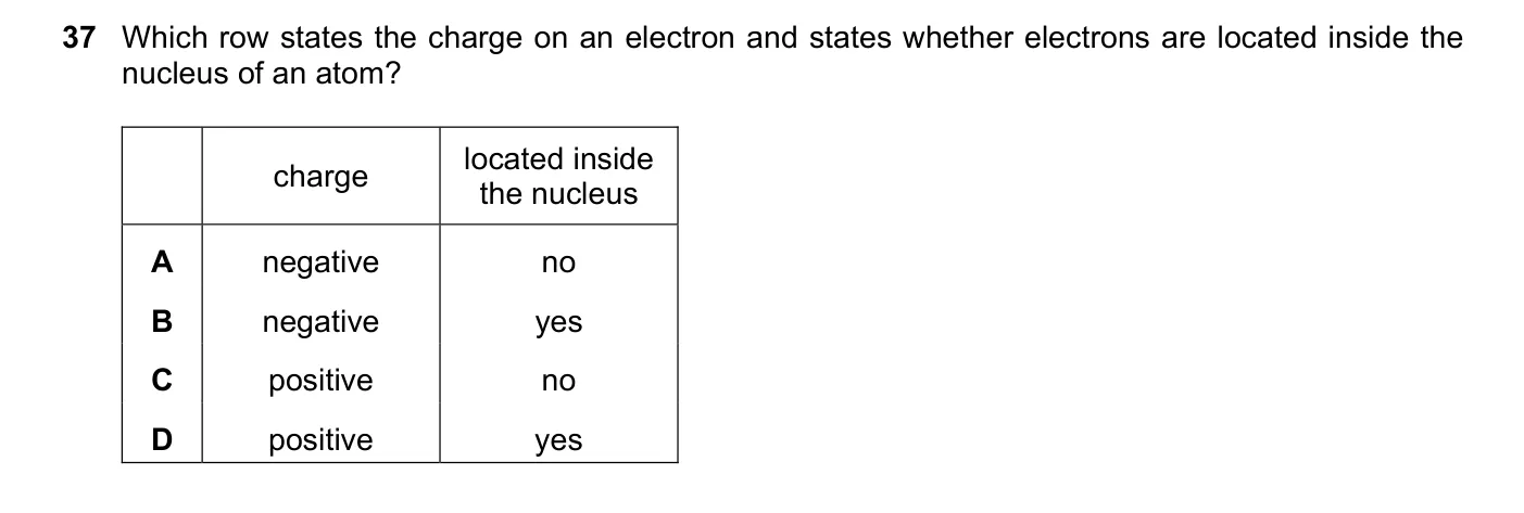 Question 37, November 2017, 0625 Paper 13