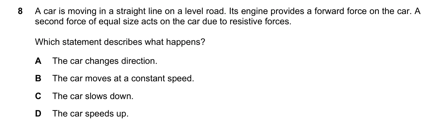 Question 8, June 2018, 0625 Paper 21