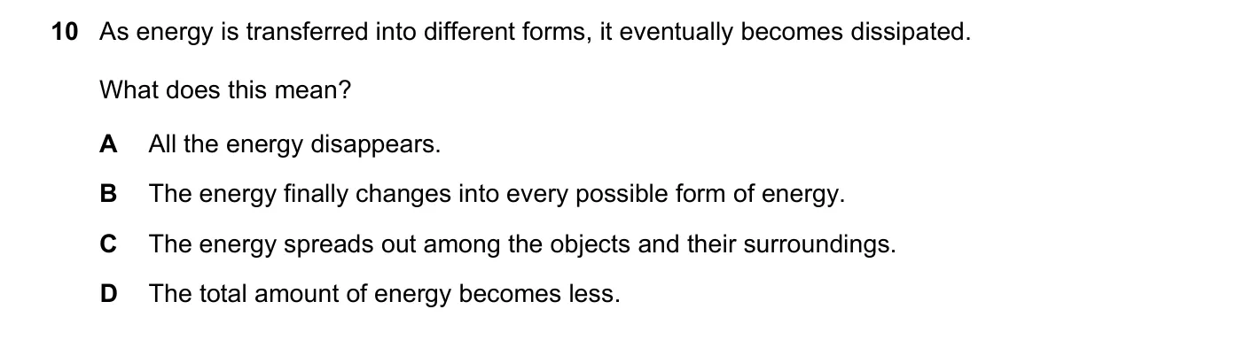 Question 10, June 2018, 0625 Paper 21