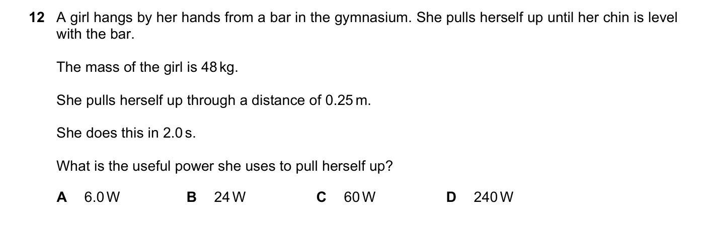 Question 12, June 2018, 0625 Paper 21
