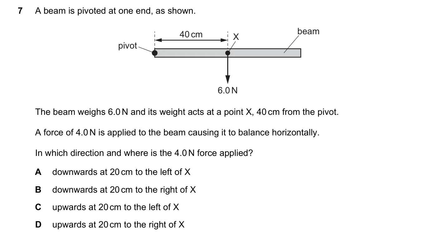 Question 7, June 2018, 0625 Paper 22