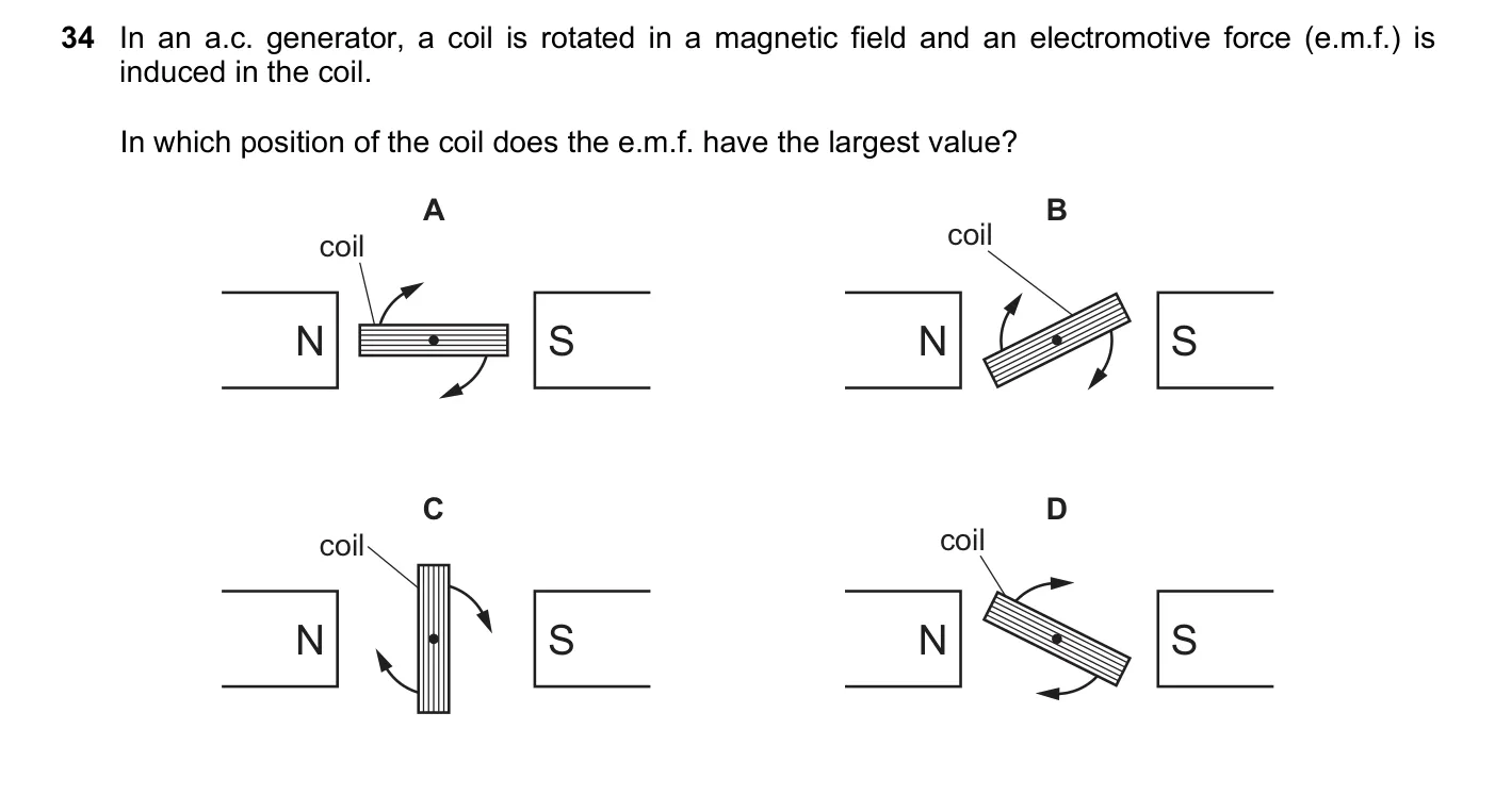 Question 34, June 2018, 0625 Paper 22