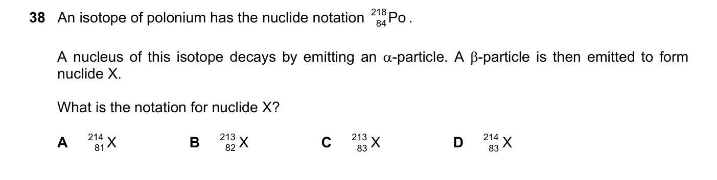Question 38, June 2018, 0625 Paper 22