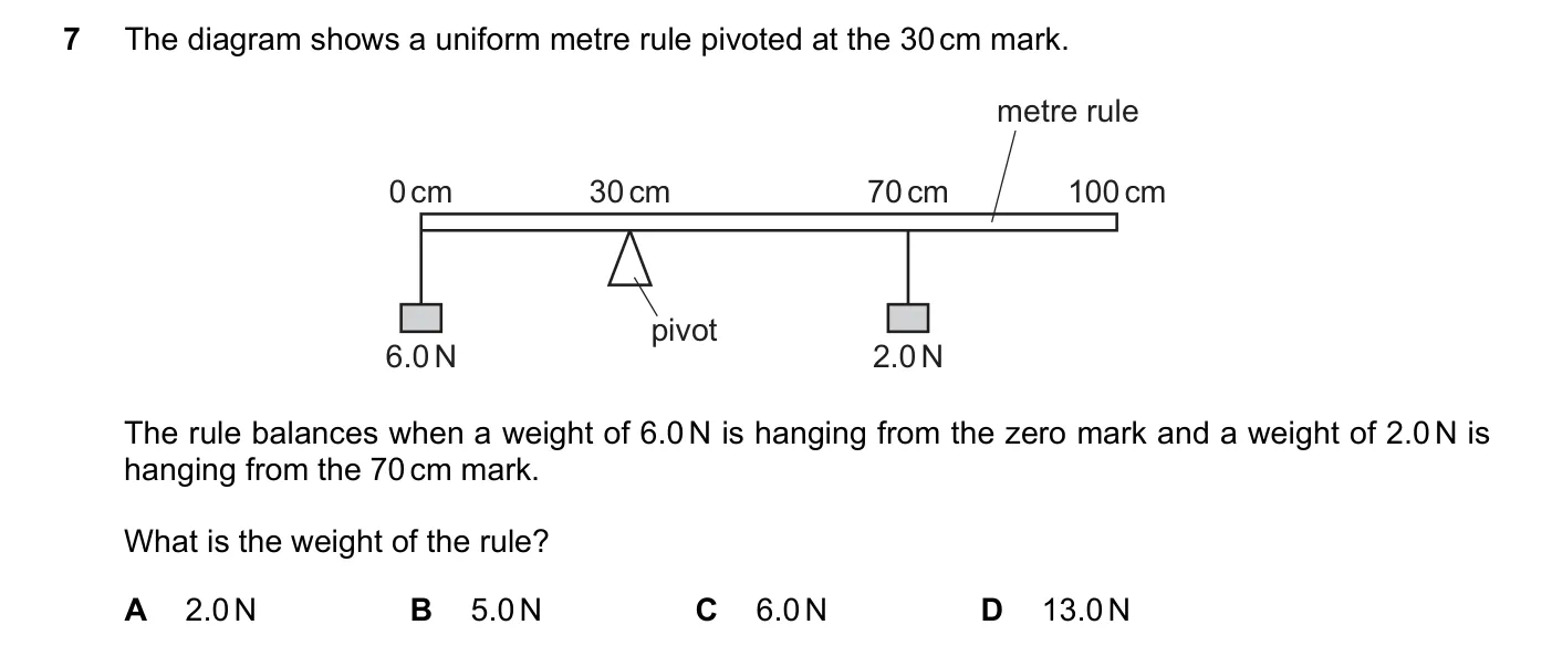Question 7, June 2018, 0625 Paper 23