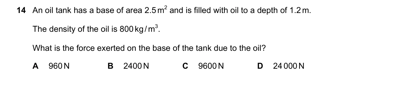 Question 14, June 2018, 0625 Paper 23