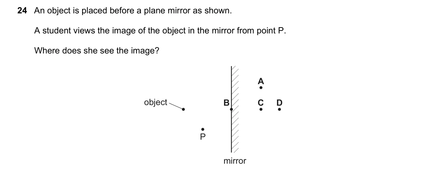 Question 24, March 2018, 0625 Paper 22
