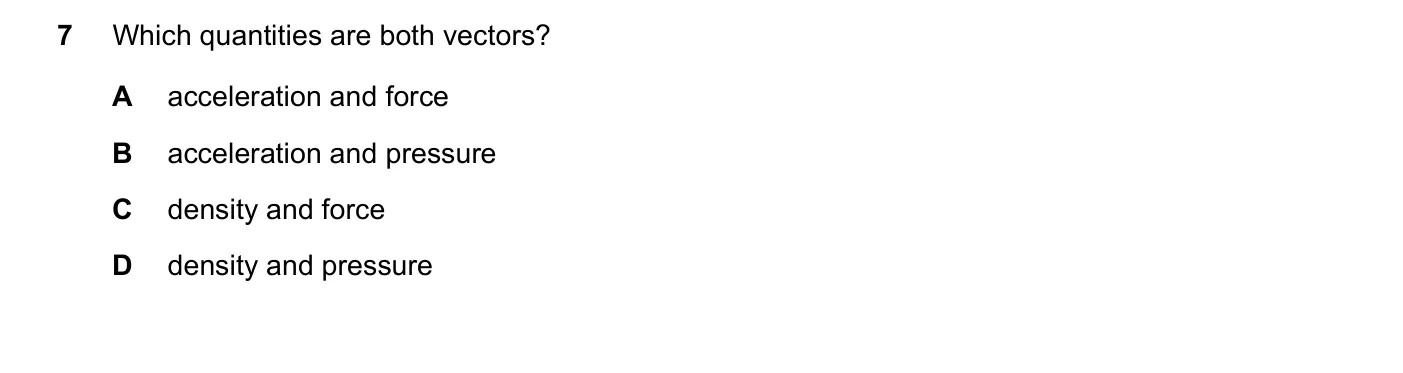 Question 7, November 2018, 0625 Paper 21