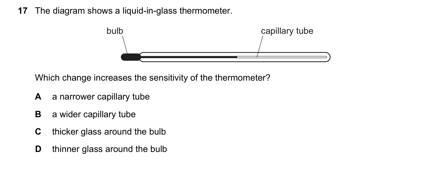Question 17, November 2018, 0625 Paper 21