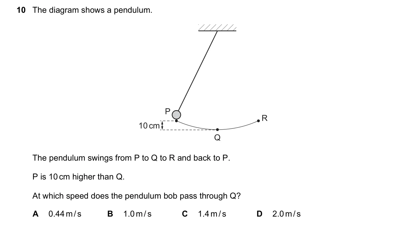 Question 10, November 2018, 0625 Paper 22