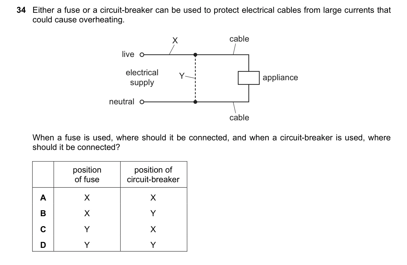 Question 34, November 2018, 0625 Paper 22