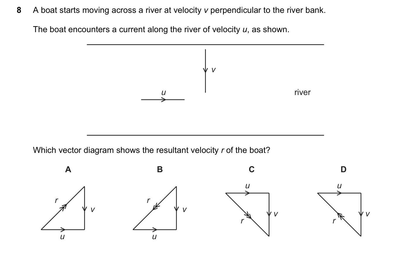 Question 8, June 2019, 0625 Paper 21