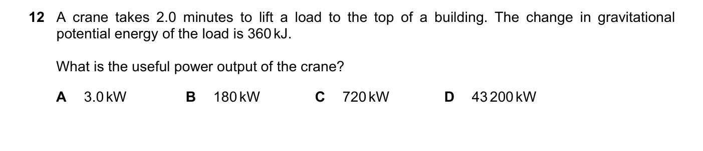 Question 12, June 2019, 0625 Paper 21