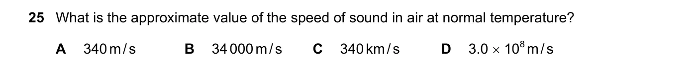 Question 25, June 2019, 0625 Paper 21