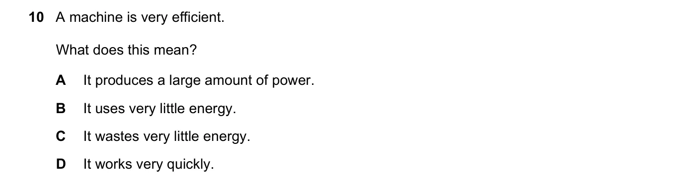 Question 10, June 2019, 0625 Paper 22