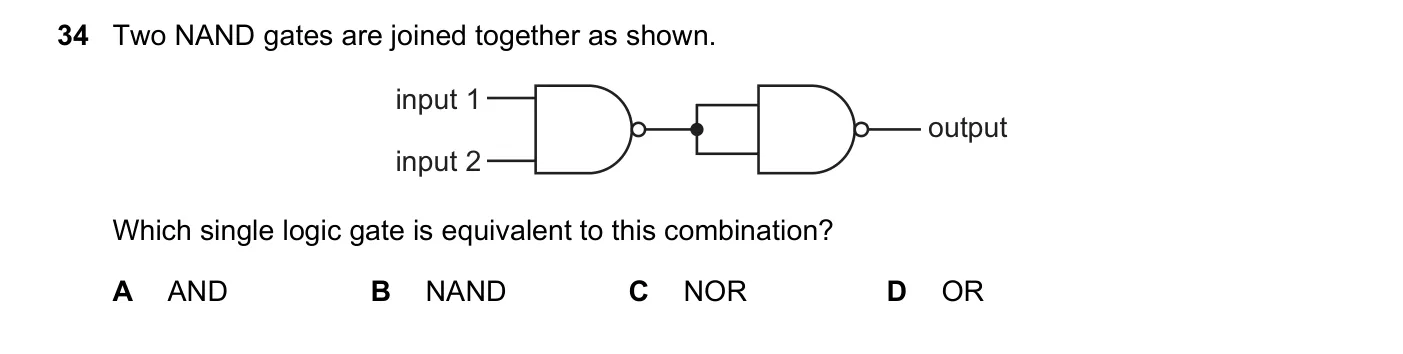 Question 34, June 2019, 0625 Paper 22