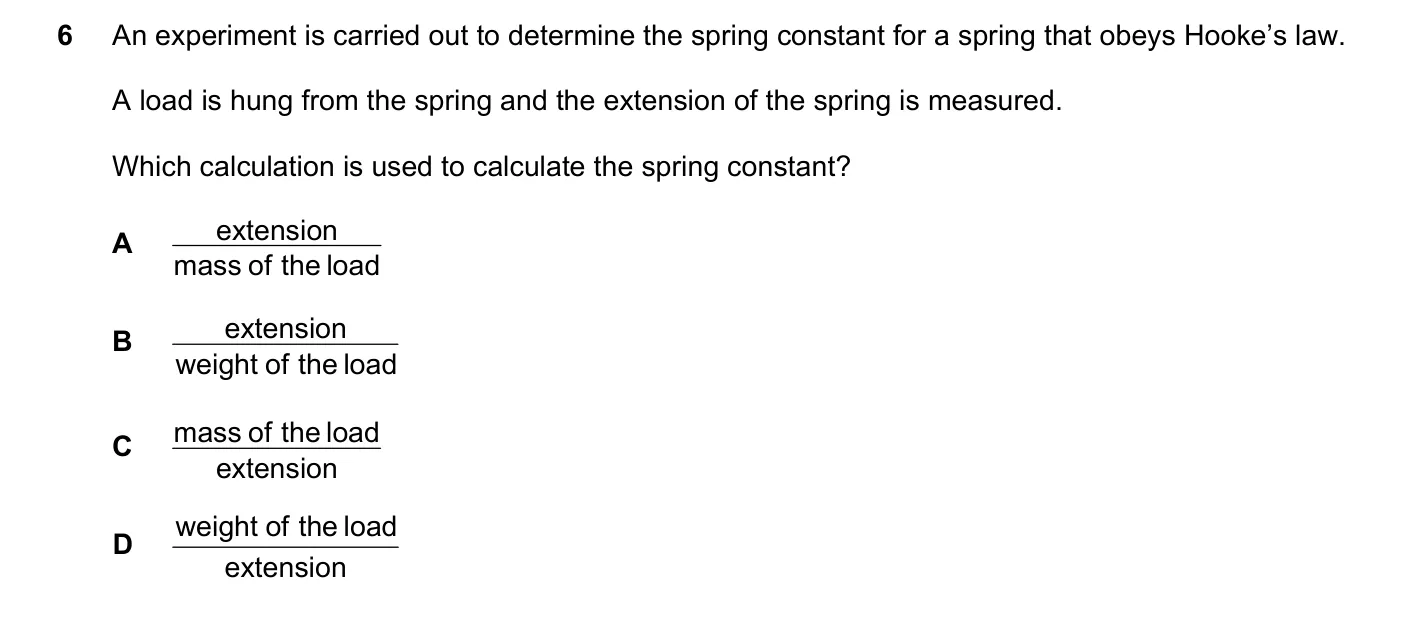 Question 6, June 2019, 0625 Paper 23