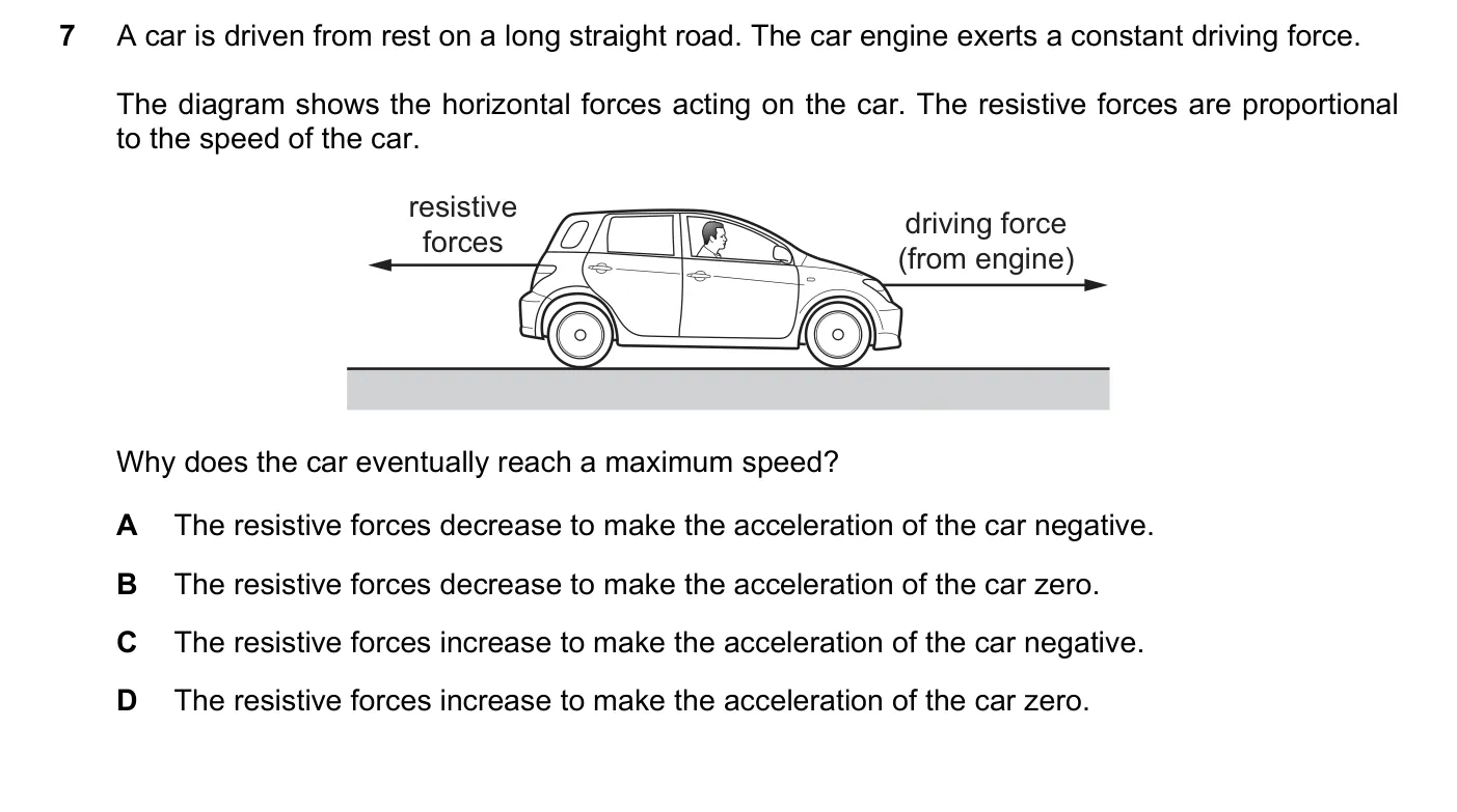 Question 7, June 2019, 0625 Paper 23