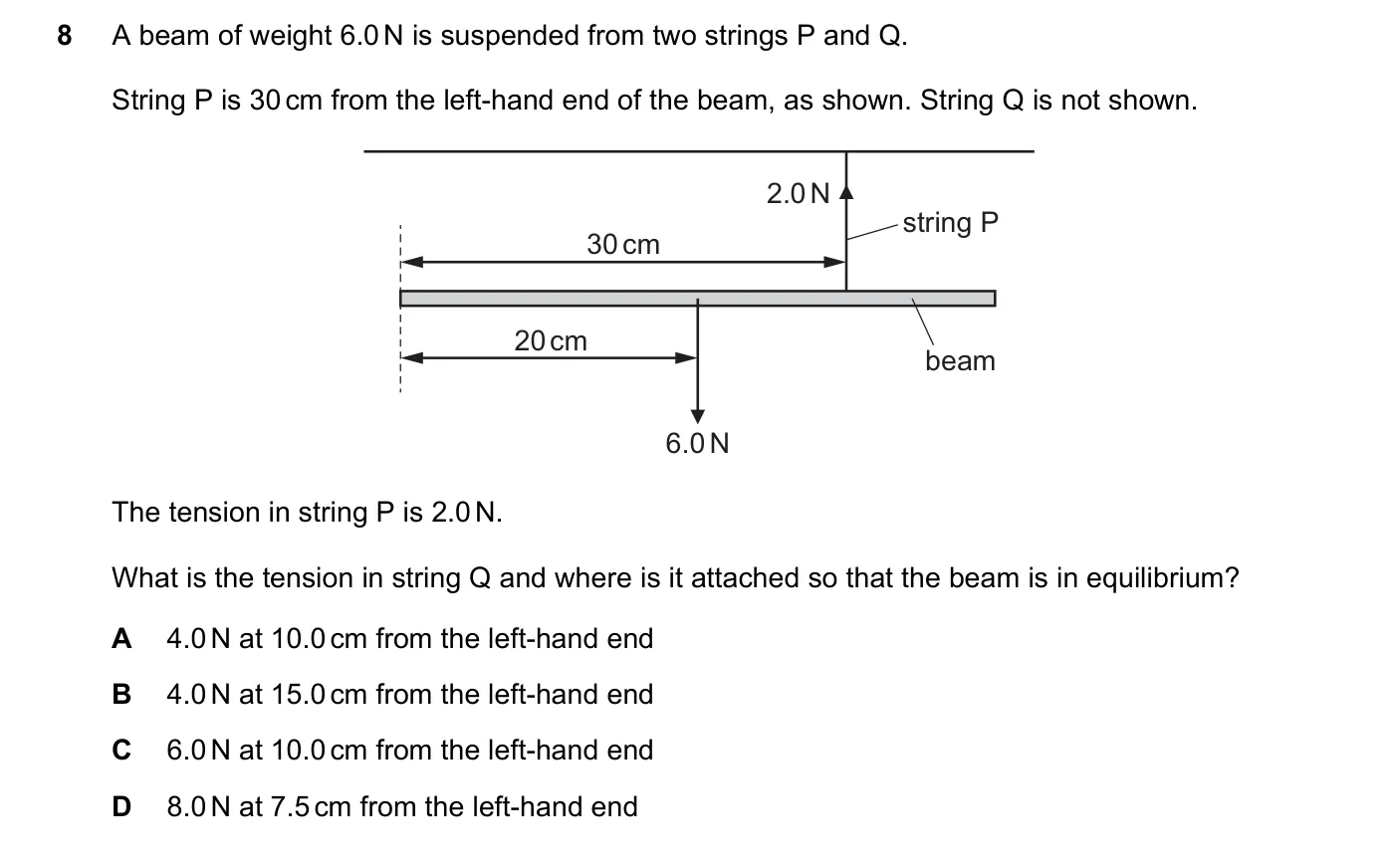 Question 8, June 2019, 0625 Paper 23