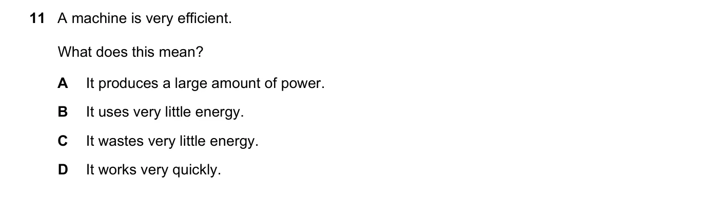 Question 11, June 2019, 0625 Paper 23