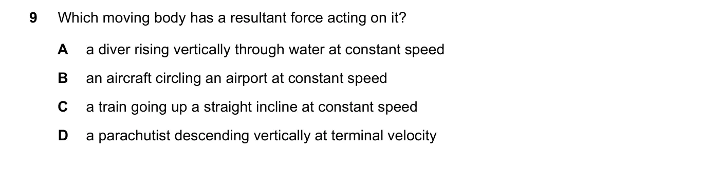 Question 9, March 2019, 0625 Paper 22