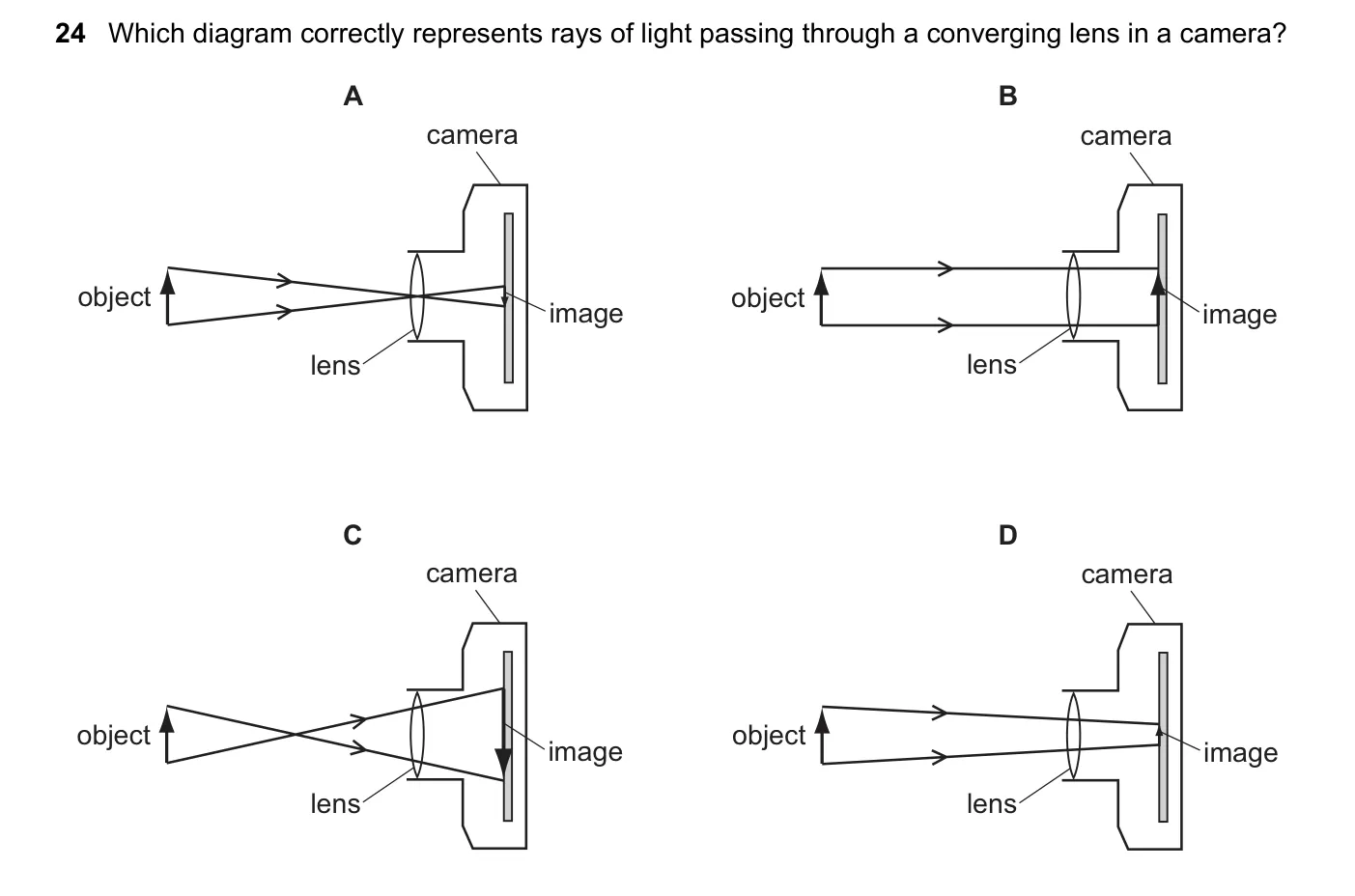 Question 24, March 2019, 0625 Paper 22
