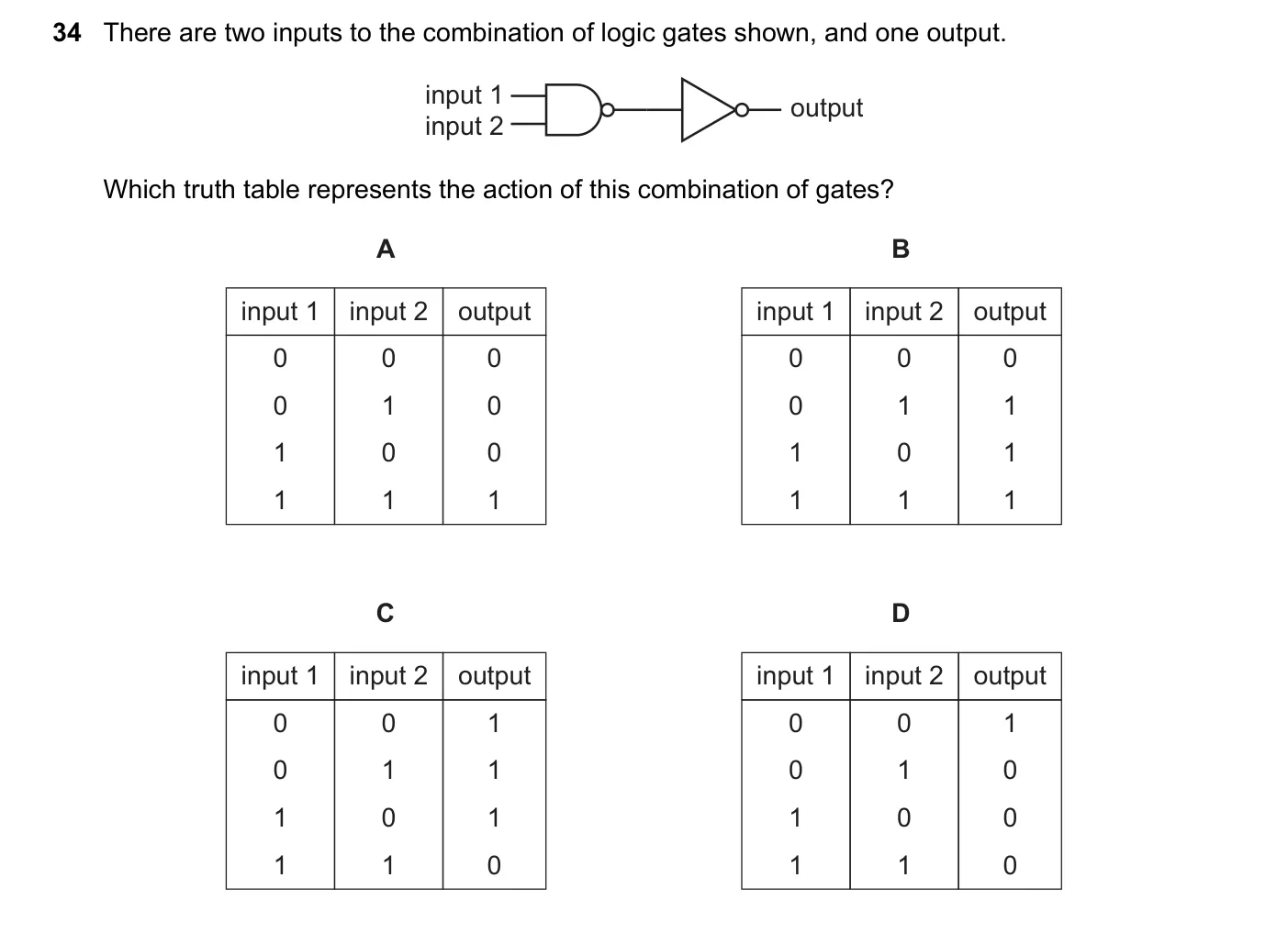 Question 34, March 2019, 0625 Paper 22