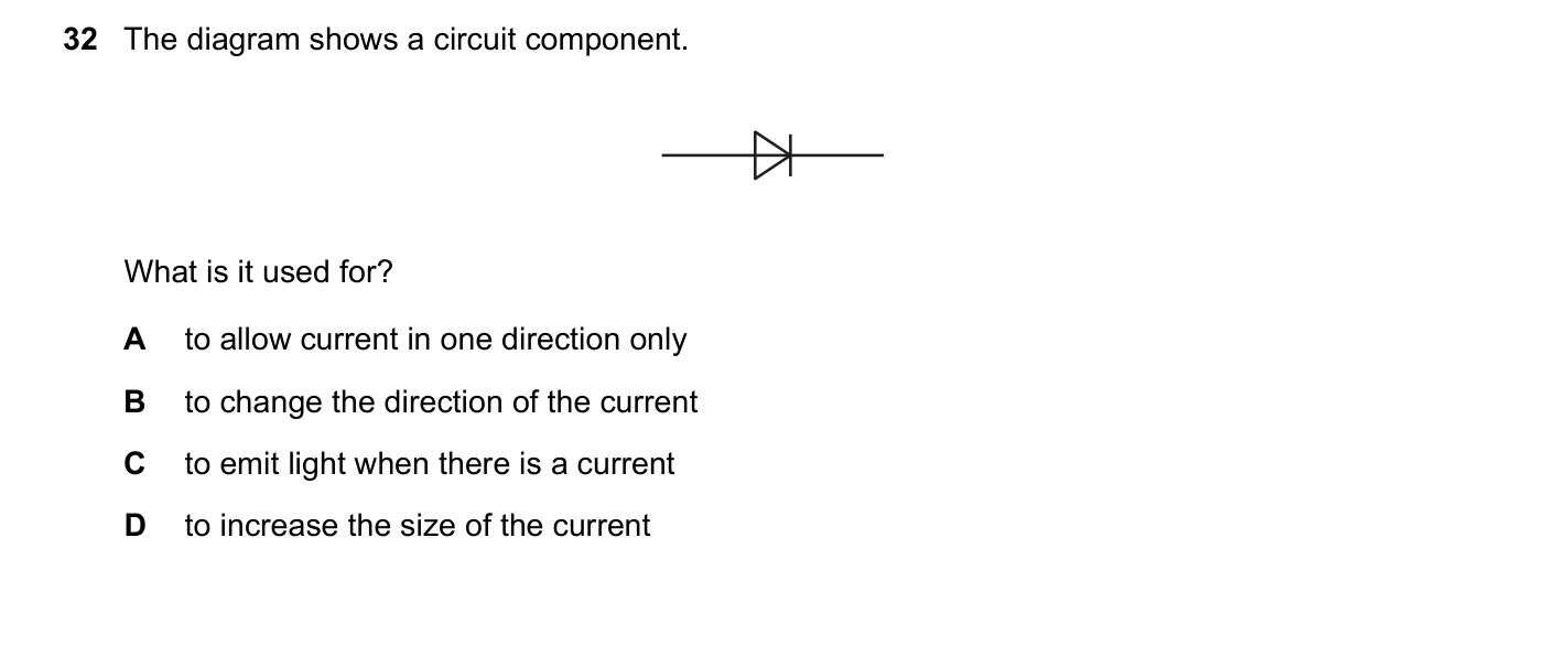 Question 32, November 2019, 0625 Paper 22